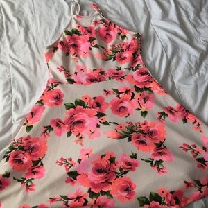 Charlotte Russ halter dress floral